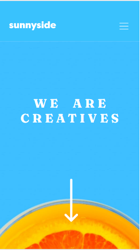 sunnyside landing page