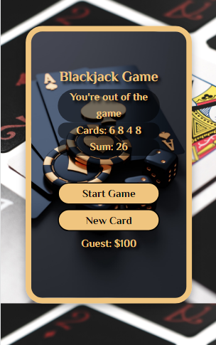 blackjack game