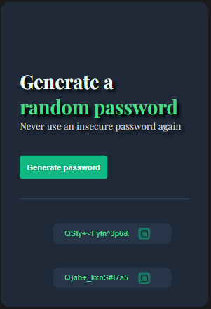 password gnerator